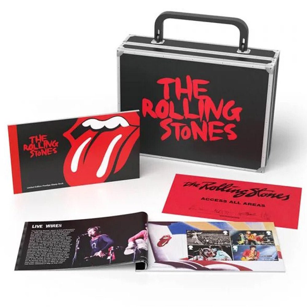 ROLLING STONES ローリングストーンズ (来日 35周年 記念 ) - Prestige Stamp Book / 世界限定5000個 / 貴重 / 切手・レター品 - PGS